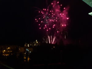 Feuerwerk „watching“ – vom Hochseilgarten Günzburg